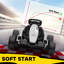 Kart électrique, grande batterie 24 V 9 Ah, kart pour enfants avec deux moteurs de 150 W, siège réglable et ceinture de sécurité à 5 points à haute vitesse à démarrage rapide 11,2MPH, pour 6 à 12 ans, blanc-119918465