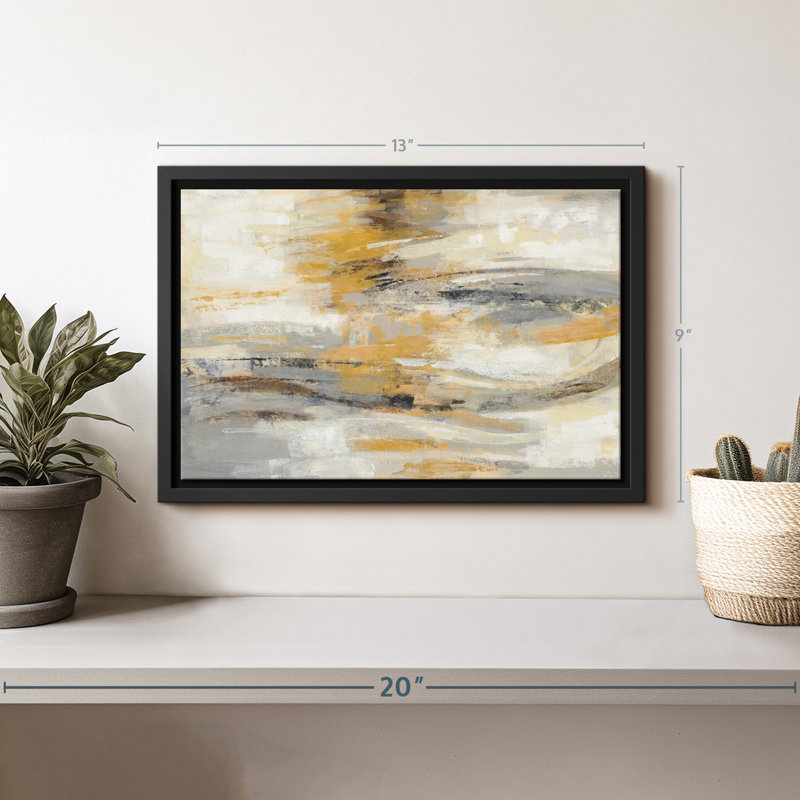 "Golden Dust I Wall Art", H 9 po x l 13 po