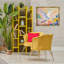 «Heron & Abstract Botanicals», art mural sur toile par Ramona Murdock-781917774-781917761