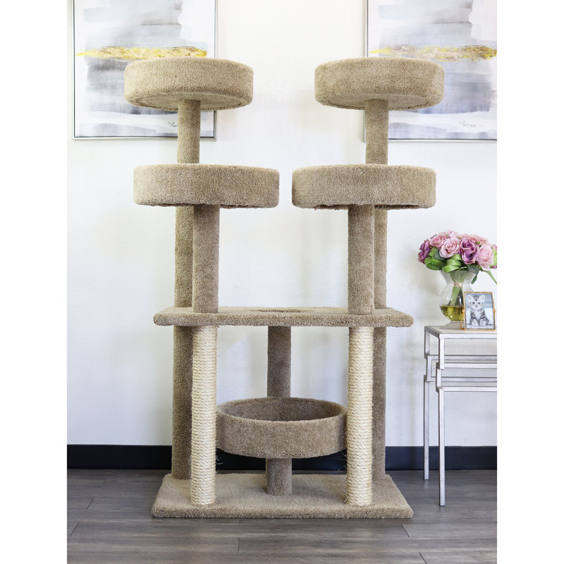  Castle, Modern Cat Tree Cat Tower for Large Cats