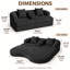 Upholstered 70.07 " Chenille Sofa-1494875235