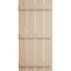 Volets rustiques en faux bois à quatre planches espacées (par paire)-71288273-88966853-88966855