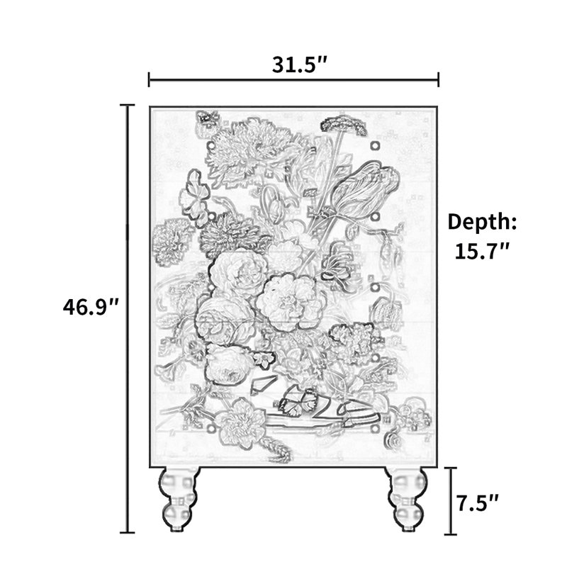 Armoire de décoration innovante et multifonctionnelle haut de gamme