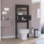 Armoire moderne au-dessus de la toilette
