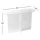 Vinci Iridescent Glass Console Table