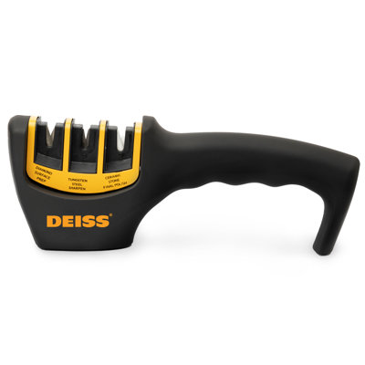 Deiss Pro 3-Stages Manual Kitchen Knife Sharpener