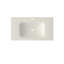 Lavabo rectangulaire élégant pour salle de bain