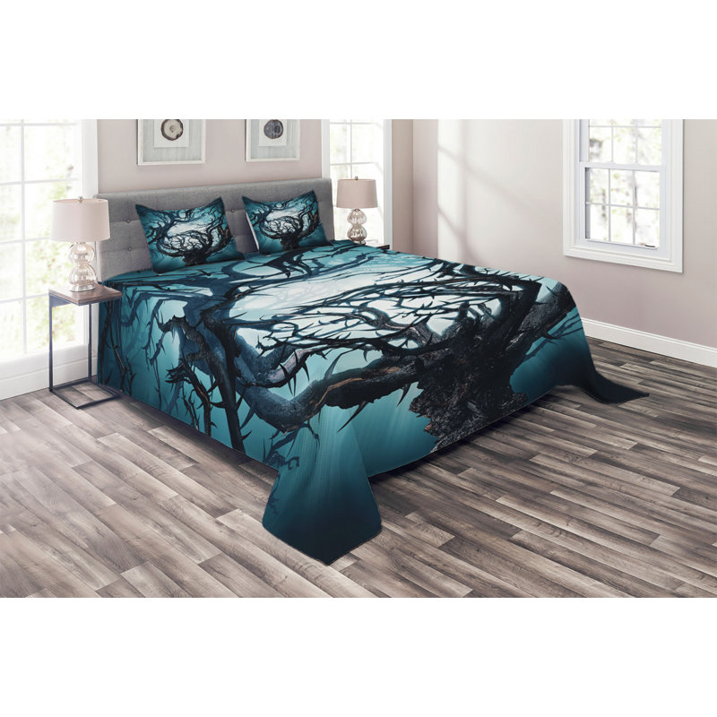 Modern & Contemporary Polyester Coverlet, King Bedspread + 2 Shams
