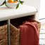 Banc de rangement rembourré à casiers Briananthony-864738019
