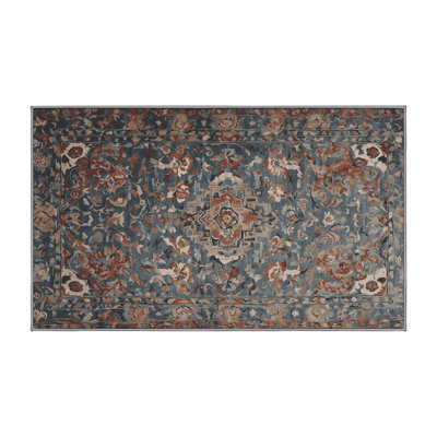 Tapis gris soyeux et moelleux