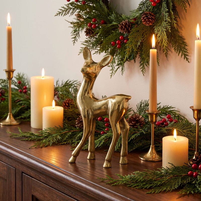 Cast Aluminum Deer