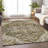 Premium Machine Washable Prisco Brown Rug-1808887722