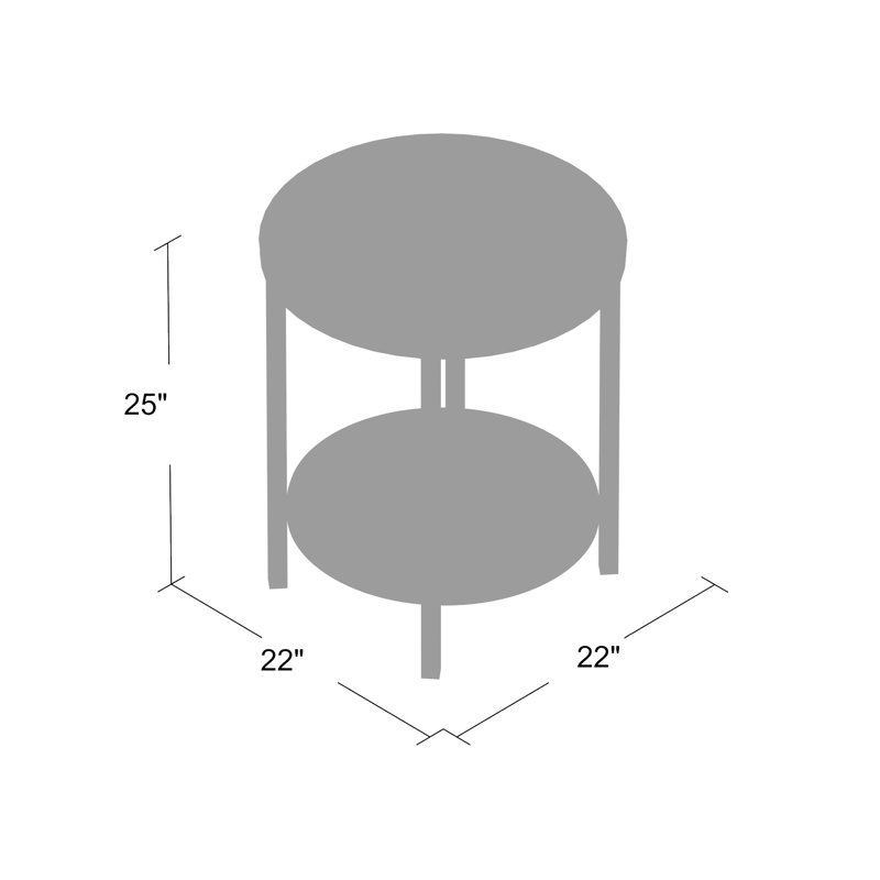 Betteanne Glass Top End Table