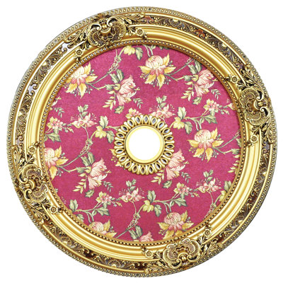 Wild Floral Center Ceiling Medallion