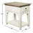 Juanetta End Table with Storage