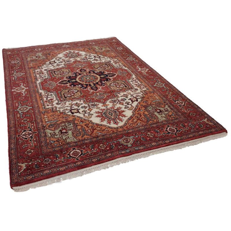 Oriental Area Rug in Orange