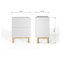 Taeshia 40cm W Manufactured Wood Bedside Table