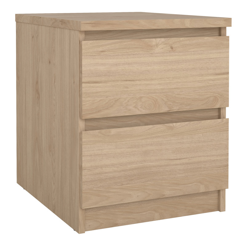 Bertraut 40.4 cm W Bedside Table, Brown