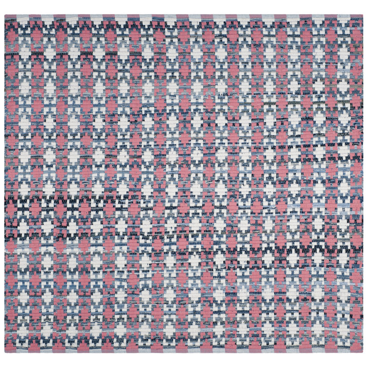 Montauk Hand Woven Cotton Geometric Rug