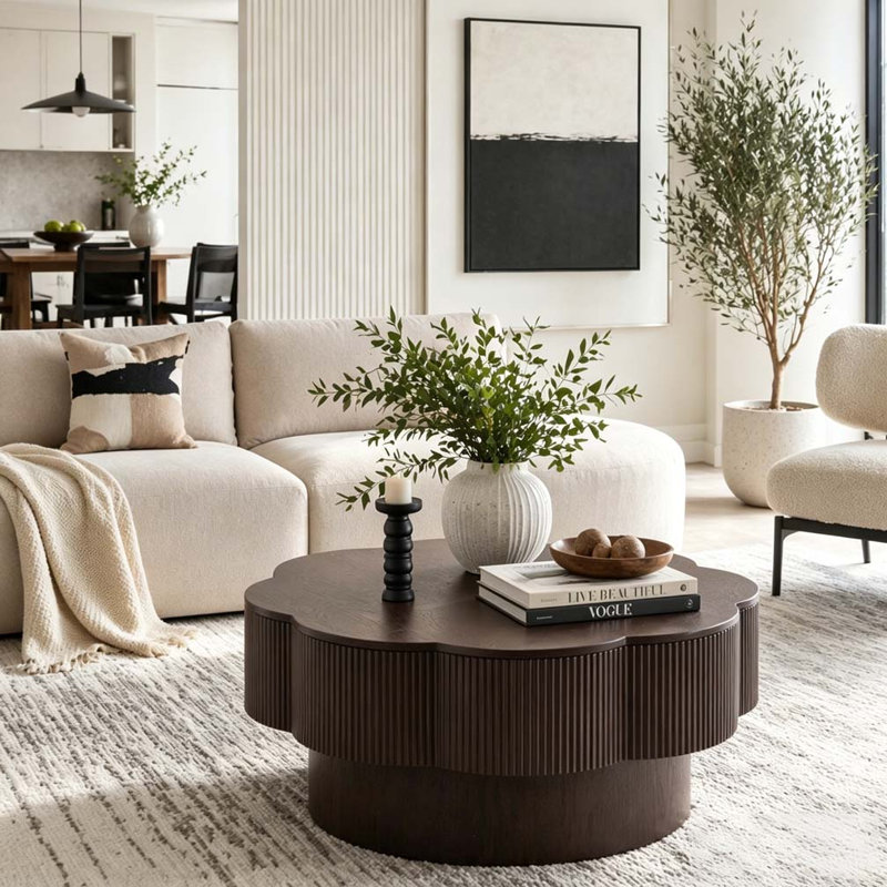 Table basse 31,50 ", Dark Brown
