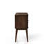 Cherry Finish Mid-Century Modern Server With 2 Storage Drawers And Cabinets Drawer Cabinet In Design