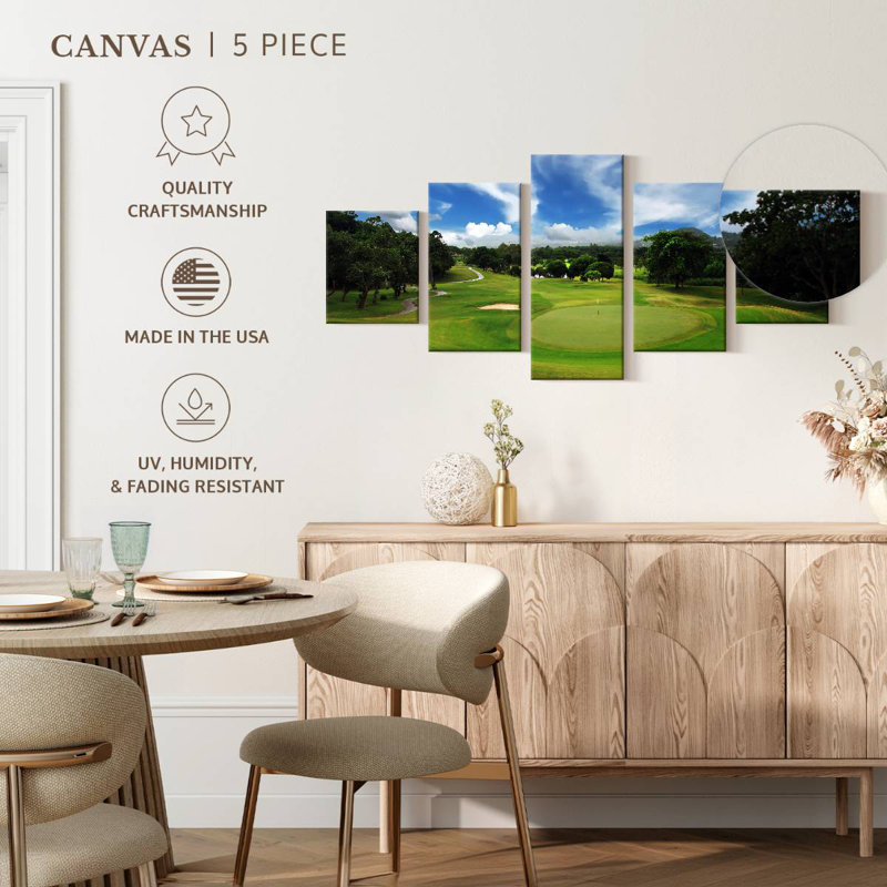 Scenic Golf Course, 24" H x 55" W