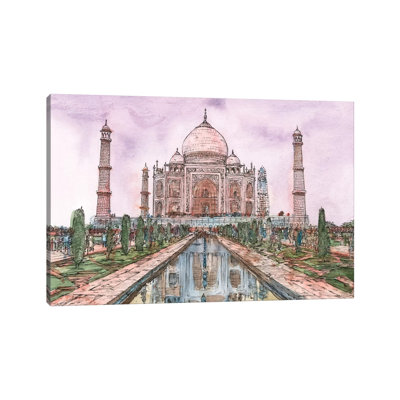 «Dreaming Of India II» par Melissa Wang - Giclée sur toile tendue avec châssis