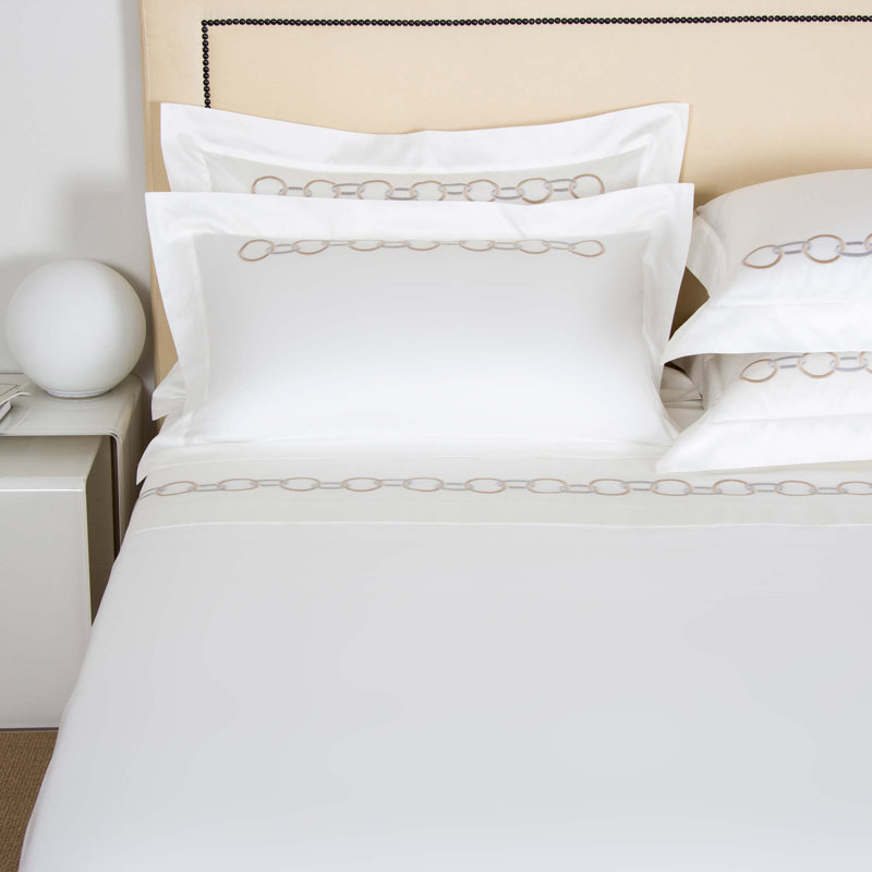 Links Sham, Standard Sham, Savage Beige/Gray