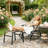 Modern High Back Glider Chair Set,Outdoor Glider-2068483855
