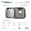 Kingston Brass Loft 32-Inch Stainless Steel Undermount Double Bowl Kitchen Sink