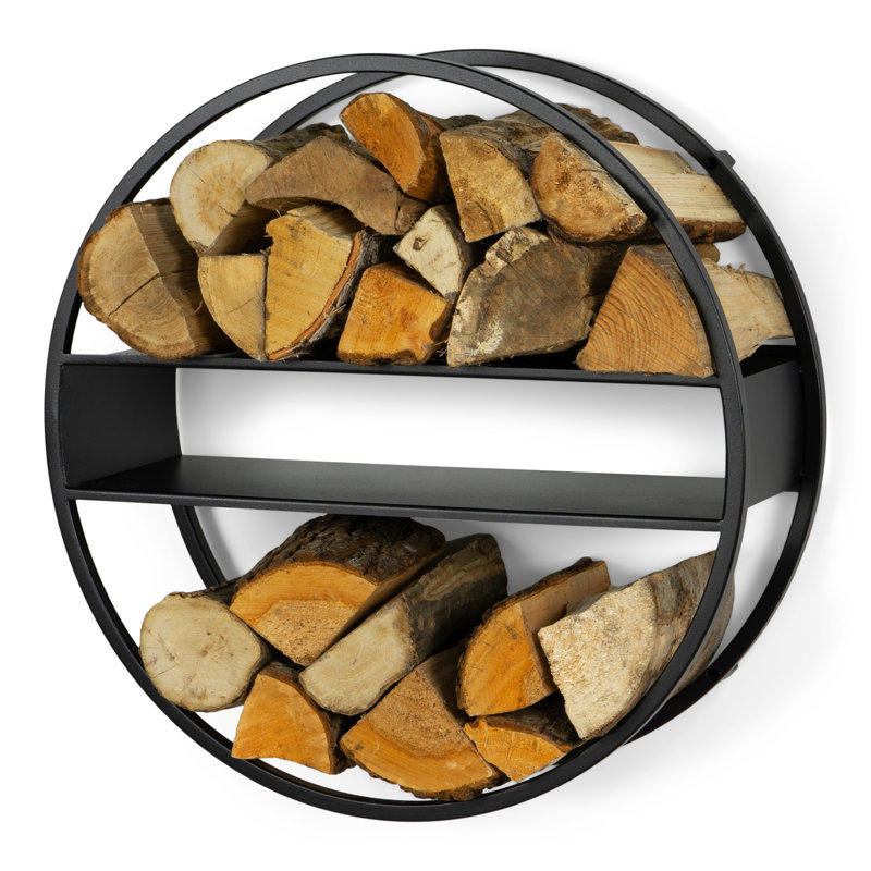TIMBER TUMBLER 100cm W Metal Log Rack