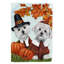 Drapeau de maison Hvidovre Sheltie Halloween en polyester à 2 faces 3 x 2 pi-81031214