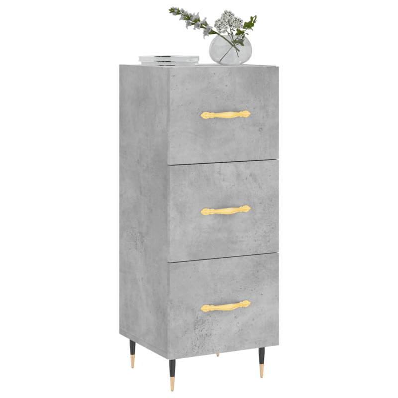 Coplin 3 - Drawer Standard Accent Chest, Concrete Grey