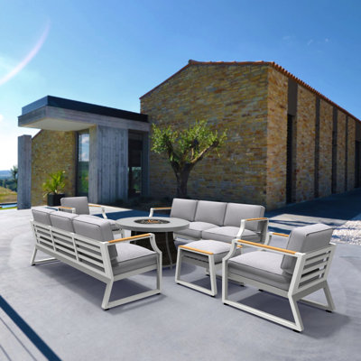 Areefa Patio Conversation Set with Cushions