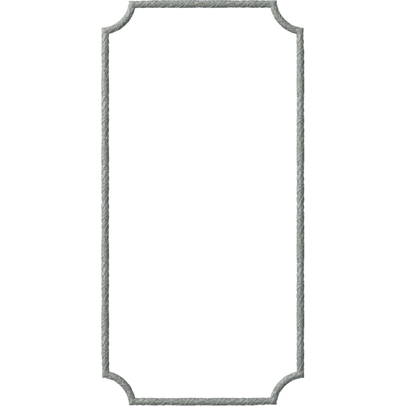 Ensemble de moulure pour panneau Dublin, L 31 po x H 62 po, Simple