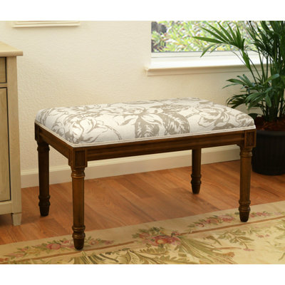Billiot Linen Blend Upholstered Bench