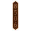 Piedmont 4-Line Wall Address Plaque-1053595286