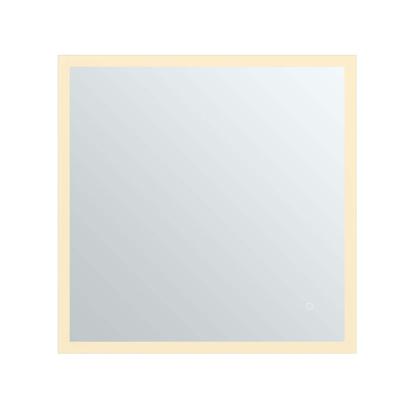 Washingtonville Flat Wall Mirror, 30" x 30"