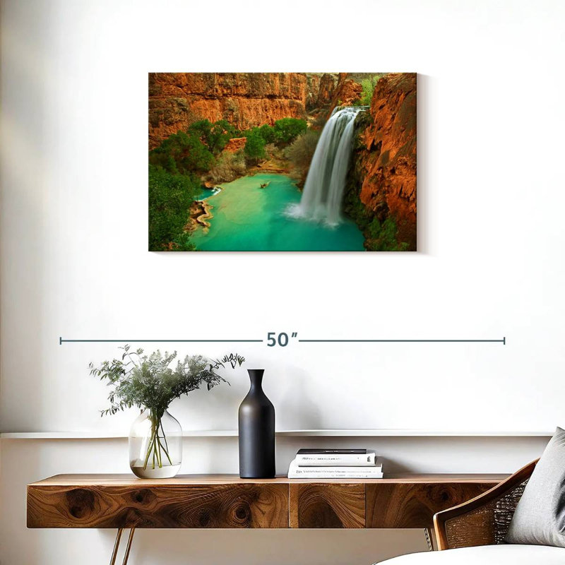 Havasu Falls dans le Grand Canyon, H 20 po x l 30 po