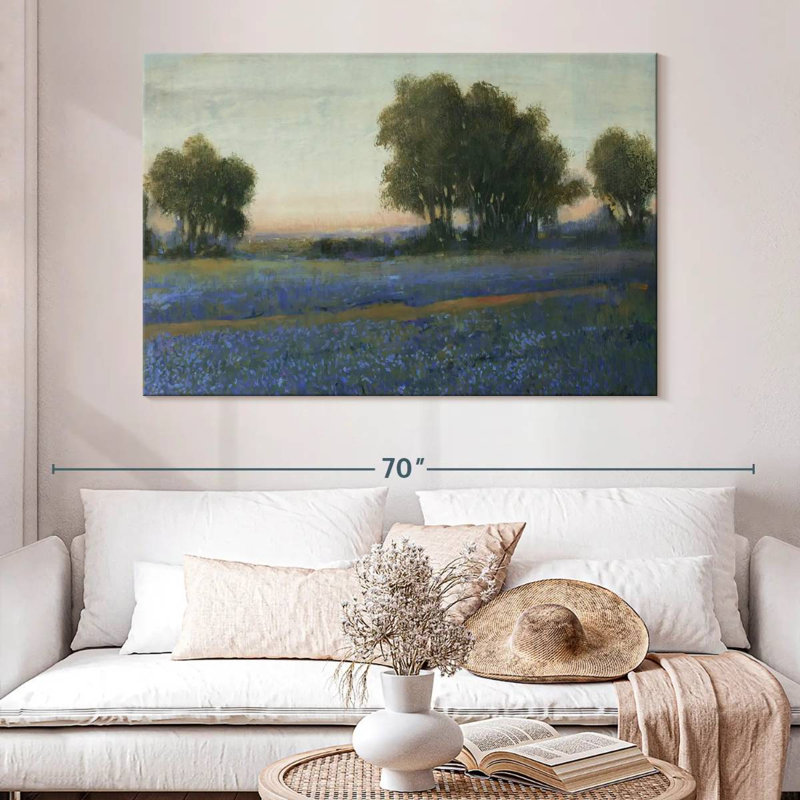 Alvord Blue Bonnet Field II, 34" H x 51" W