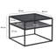 60cm Glass Top Console Table-1152497259