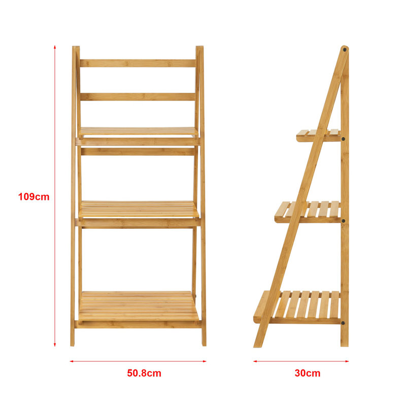 109cm H x 50.8cm W Ladder Bookcase