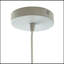 Luminaire suspendu - blanc et naturel / terre cuite