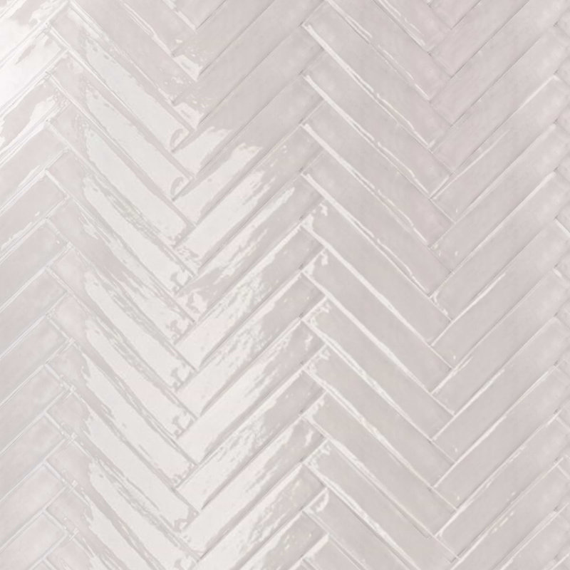 Paint 3x16 Glossy Porcelain Tile, Bianco White