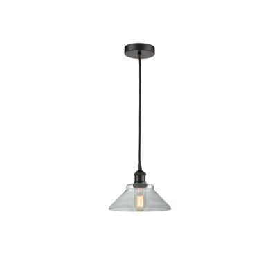 Luminaire suspendu conique à 1 lumière Choccolocco