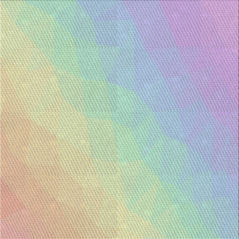 Mauve abstrait/vert/jaune Tapis décoratif, Carré 7 pi