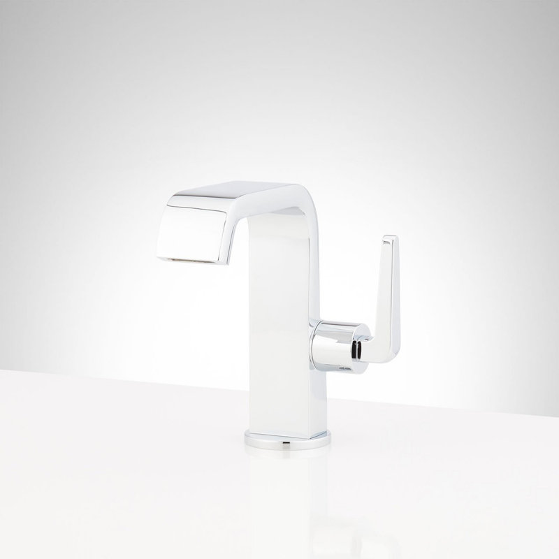 Drea 1.2 GPM Single Hole Bathroom Faucet, Chrome