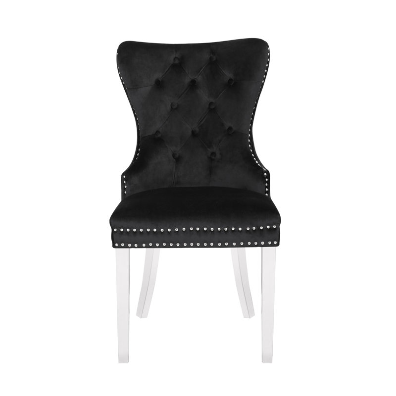 Chaise parsons Ashlee, Noir