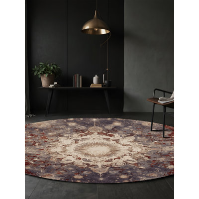 Tapis brun soyeux et moelleux