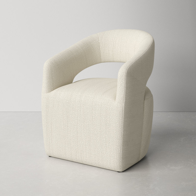 Camino Performance Fabric Rolling Arm Chair